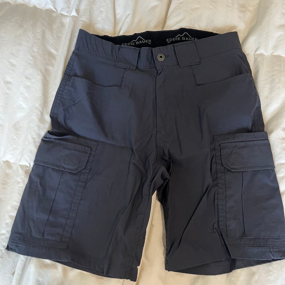 Eddie Bauer Cargo Shorts – Navy Blue – Size 32